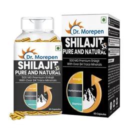 Dr. Morepen Shilajit Capsules for Strength, Stamina, Vigour and Vitality  icon