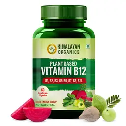 Himalayan Organics Plant Based Vitamin B12 Natural- 60 Veg Capsules icon