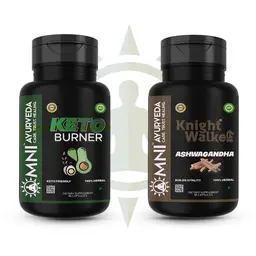 Omni Ayurveda - Knight Walke Ashwagandha and Keto Burner Capsule - for Immunity and Energy Support icon