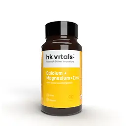 HealthKart - HK Vitals Calcium Magnesium & Zinc Tablets with Vitamin D3, Calcium Supplement for Women and Men, For Bone Health & Joint Support