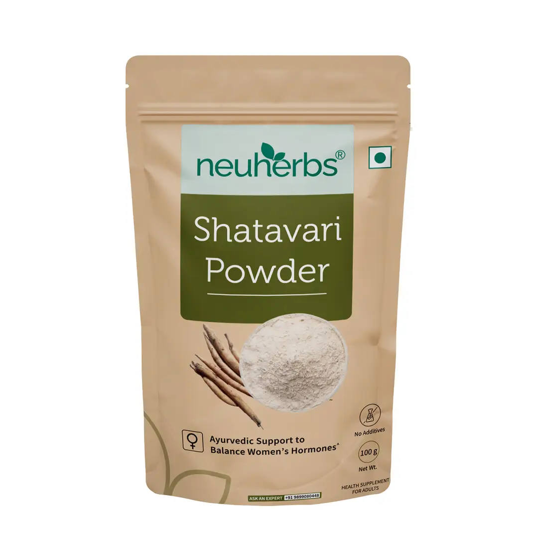 Neuherbs - Organic Shatavari Powder - with Organic Shatavari Root - for Improving Weight, Relieves Pain - 100 gm
