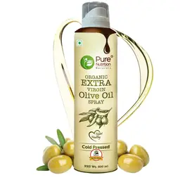 Pure Nutrition Extra Virgin Olive Cooking Oil with 10X LESS Oil for Dressing, Baking, Air-Frying, Good for Skin and Hair
