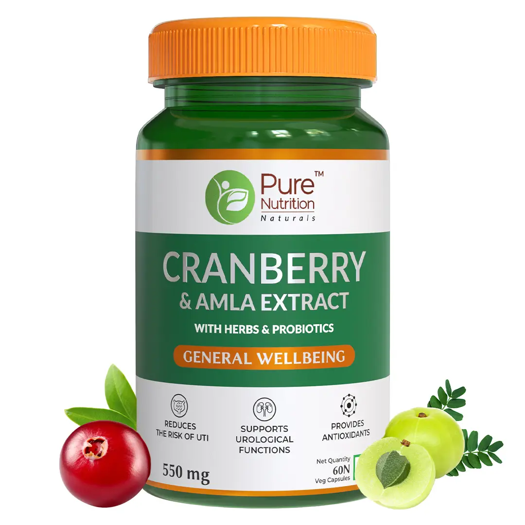 Pure Nutrition Cranberry l Supports Urological Health & manage UTIs