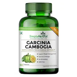 Simply Herbal Garcinia Cambogia Extract for |weight loss, reduce appetite, lower cholesterol, improve rheumatism- 60 Capsules icon