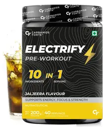 Carbamide Forte - Pre Workout Powder for Men & Women with Taurine & Creatine Monohydrate | Pre workout supplements for Energy, Focus & Strength – 200g