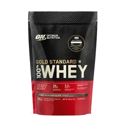 Optimum Nutrition (ON) Gold Standard 100% Whey Protein Powder, for Muscle Support & Recovery, Vegetarian - Primary Source Whey Isolate - 1lb icon