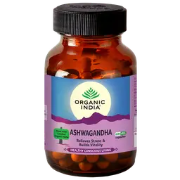 Organic India: Ashwagandha Capsules, Reduces Stress icon