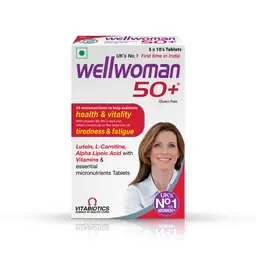 Wellwoman 50+ Comprehensive Health Support- with 26 Micronutrients - for Maintaining Health And Vitality icon