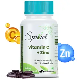 Sprowt Plant Based Vitamin C with Zinc for Improving Immunity icon