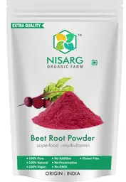 Nisarg Organic Beet Root Powder - Supporting eye health and improved blood circulation. icon