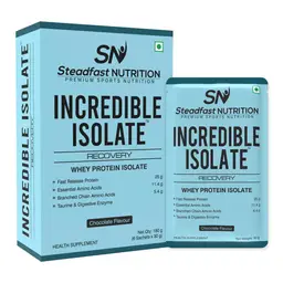 Steadfast Nutrition - Incredible Isolate - with Cocoa Powder, Taurine - for Muscle Building And Weight Loss Supplement icon