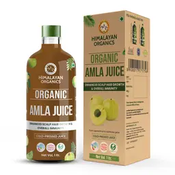 Himalayan Organics Organic Amla Juice | Supports Immunity, Gut Health, Strong Hair | Natural Organic Juice For Detox (1L) icon