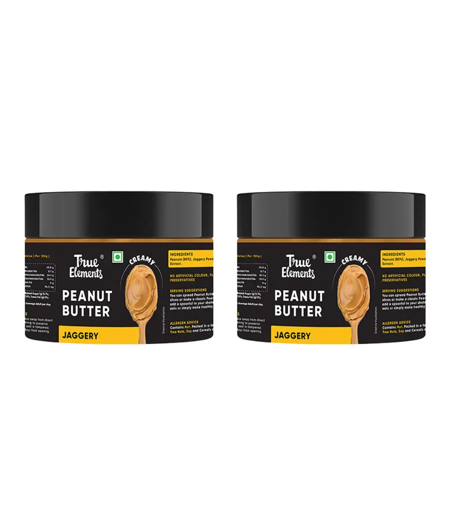 True Elements Peanut Butter Jaggery for Weight Management - Pack of 2 (700 gm)