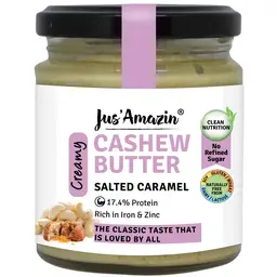 Jus Amazin -  Creamy Cashew Butter – with Salted Caramel - for Clean Nutrition  icon