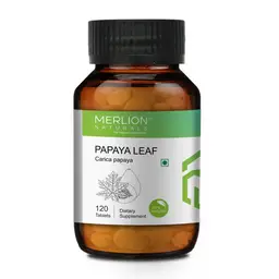 Merlion Natural's - Papaya Leaf Tablets 500mg (120 Tablets) icon