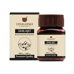 UPAKARMA Ayurveda Shilajit Extracts 100% Natural & Pure Shilajeet For Men - 90 Capsules icon