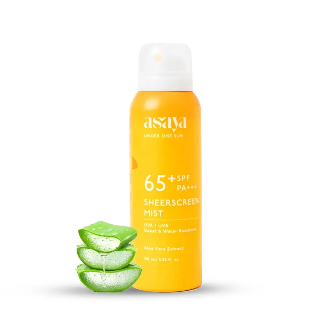 Asaya Under One Sunscreen with SPF 65 PA+++ for Dry And Oily Skin - 100 ml