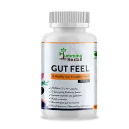 Humming Herbs Gutfeel Probiotics ( 25 Billion , 16 Strains) (60 Capsules) icon