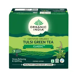 Organic India - Tulsi Green Tea Classic - for Promoting detoxification icon