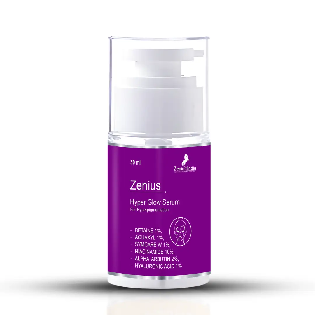 Zenius Hyper Glow Serum with Aqua, Niacinamide for Hyperpigmentation, Dark Spots, and Blemishes - 30 ml