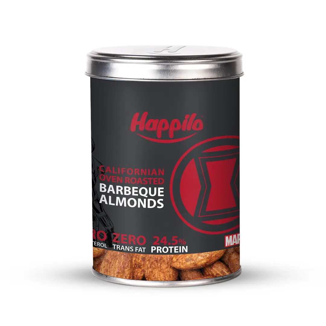 Happilo Marvel Oven Roasted Californian Barbeque Almonds - 150 gm