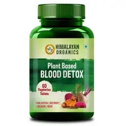 Himalayan Organics Blood Detox | Beetroot Curcumin Manjistha Extracts | Pimple & Acne Control | Natural Purifier & Cleanser – 60 Tablets
 icon