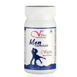 Vigini -  Men Capsules - with Gokharu, Safed Musli, Ashwagandha - for energy Improves Libido, Sperm Count and Quality For Men 


 icon