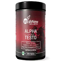 Wishnew Wellness Alpha Booster Of Testo with Maca Root Extract for Testosterone Booster And Vitality icon