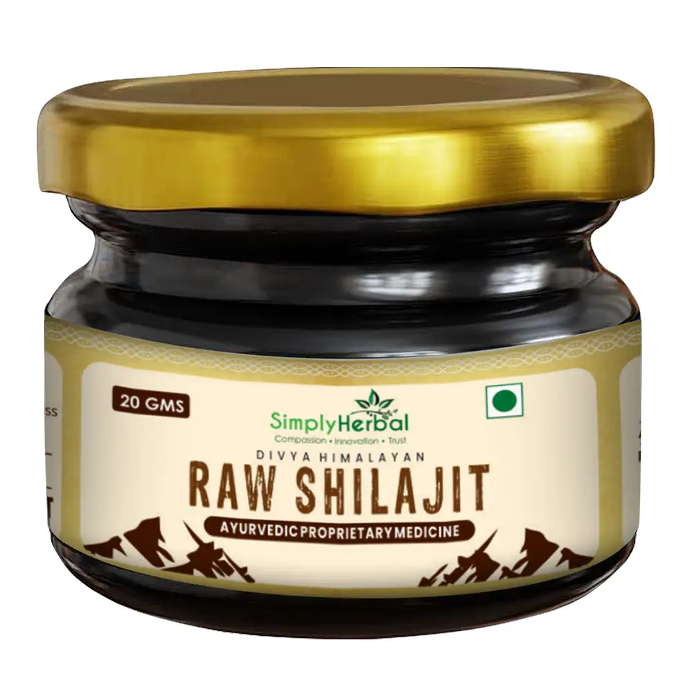 Simply Herbal Natural Divya Himalayan Shilajit/Shilajeet Resin