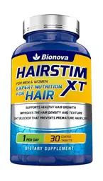 Bionova Hairstim XT Biotin With Added Nutrients for Healthy Hair icon