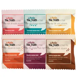 The Whole Truth - Protein Bar Minis - The Everyone Party - Pack of 8-8 x 27g - No Added Sugar - All Natural icon