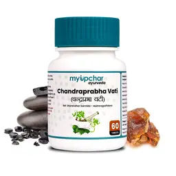 Myupchar Ayurveda Chandraprabha Vati Tablets with Daruharidra & Ginger Extract for Muscle & Joints Pain icon