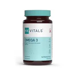 HealthKart -  HK Vitals Omega 3, 1000 mg Fish Oil with 180 mg EPA & 120 mg DHA, for Brain, Heart, Eyes, and Joints Health icon