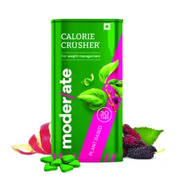 Moderate 100% Botanical Pre-Meal Supplement with Mulberry Leaf Extract, Apple Peel Extract for Sugar Control, Weight and Energy Management
