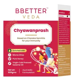 BBETTER VEDA Chyawanprash - Formulated from Charaka Samhita - Immunity booster with Ashwagandha, Amla extract, pure honey icon
