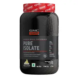 GNC Ind Amp Isolate Zero Carb Vanilla Powder | Support muscle recovery icon