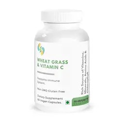 Sharrets Wheatgrass with Vitamin C for Immunity, Skin & Digestion icon