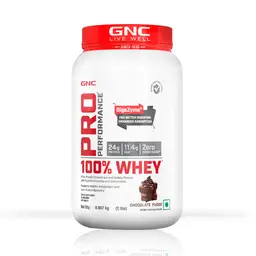 GNC Pro Performance 100% Whey Protein Powder Formulated In USA with 24g Protein, 5.5g BCAA for Strength, Endurance, Builds Lean Muscles and Fastens Muscle Recovery