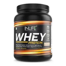 INLIFE - Whey Protein Isolate Concentrate - Hydrolysate Powder - Sports Nutrition Drink, Body Building Supplement for Men Women - Cafe Mocha icon